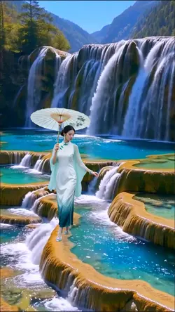 Waterfall scenery