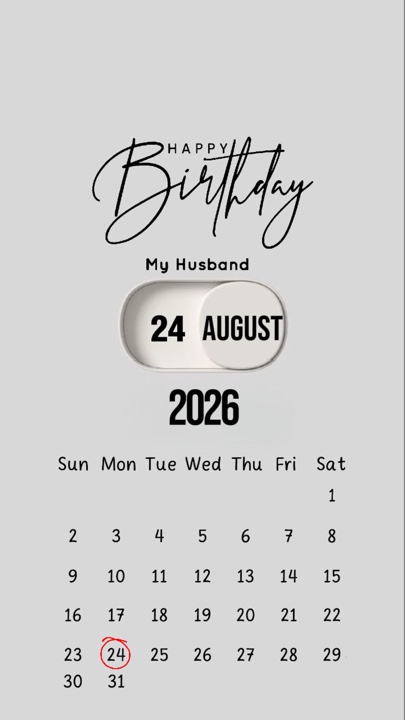 BIRTHDAY HUSBAND