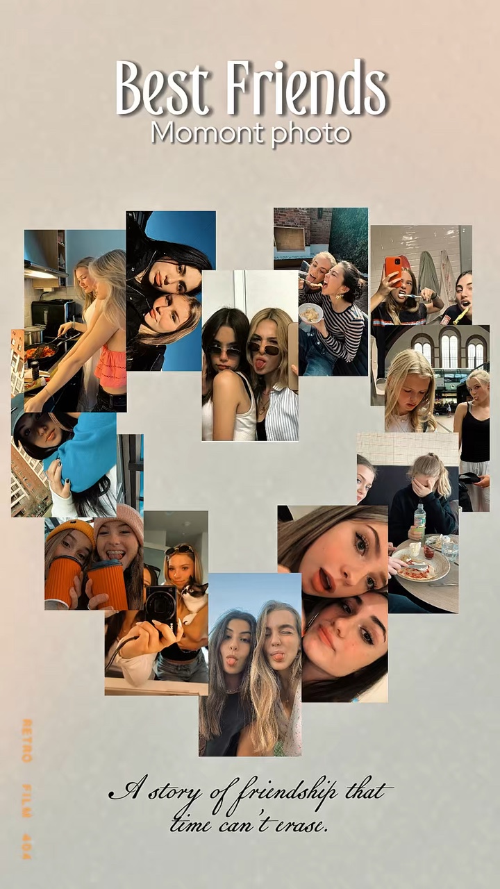 Foto der besten Freunde