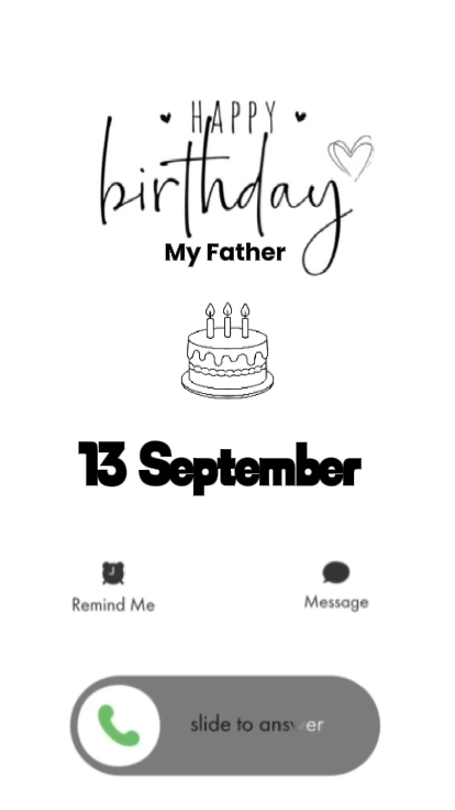 BDAY DAD 13September