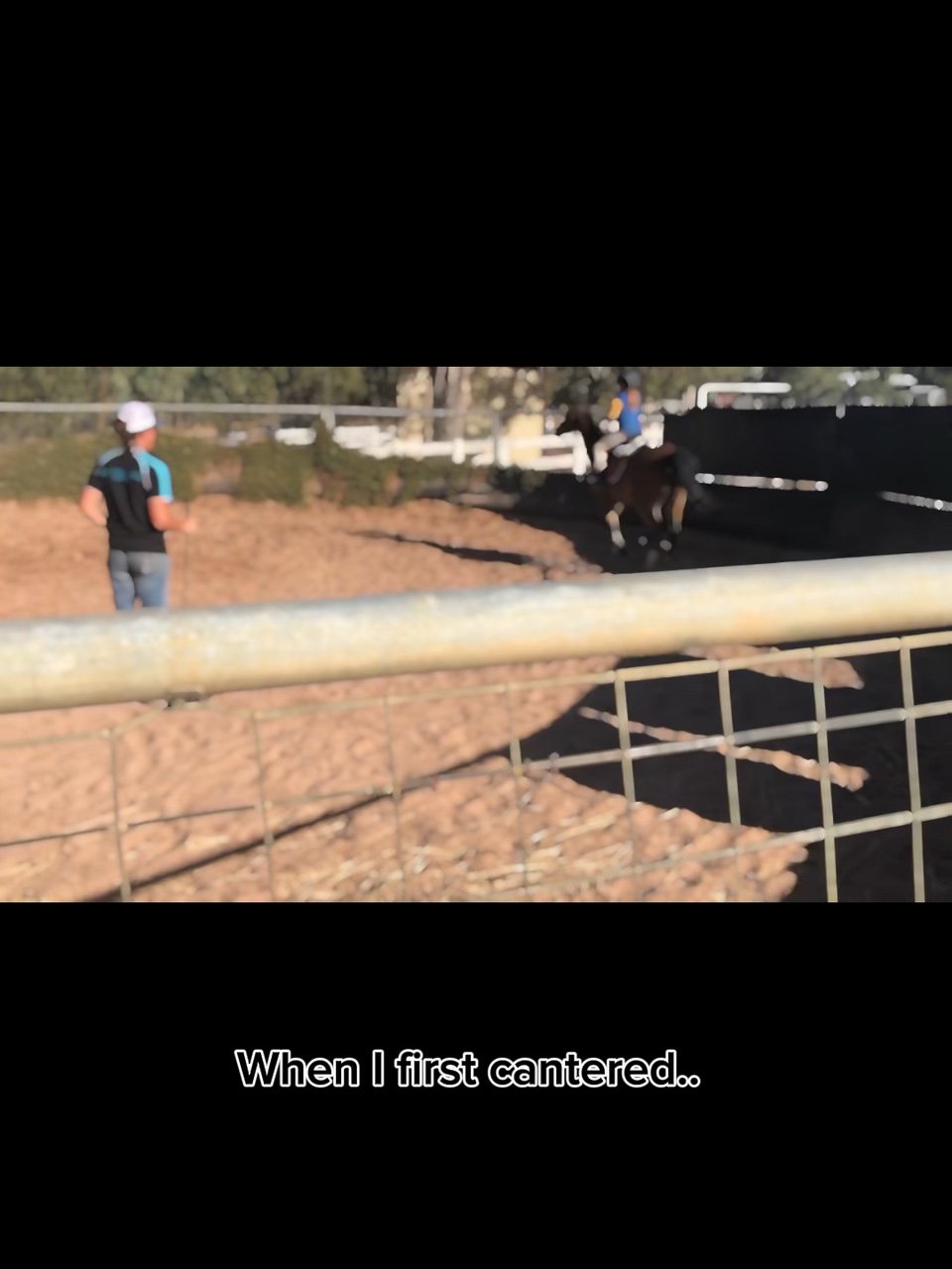 My cantering journey