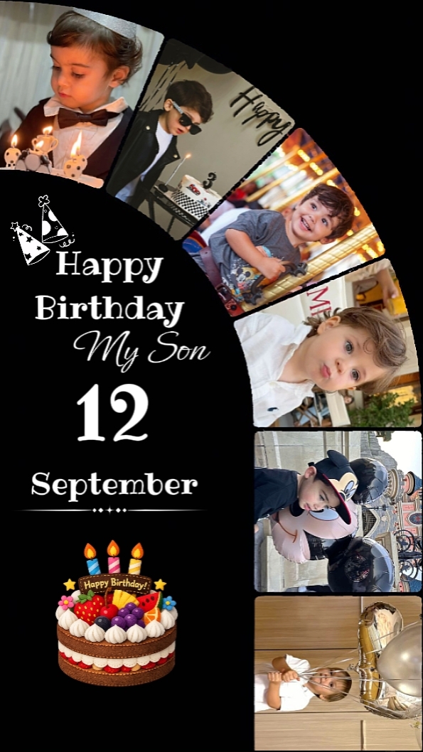 B'day Son 12 Sept