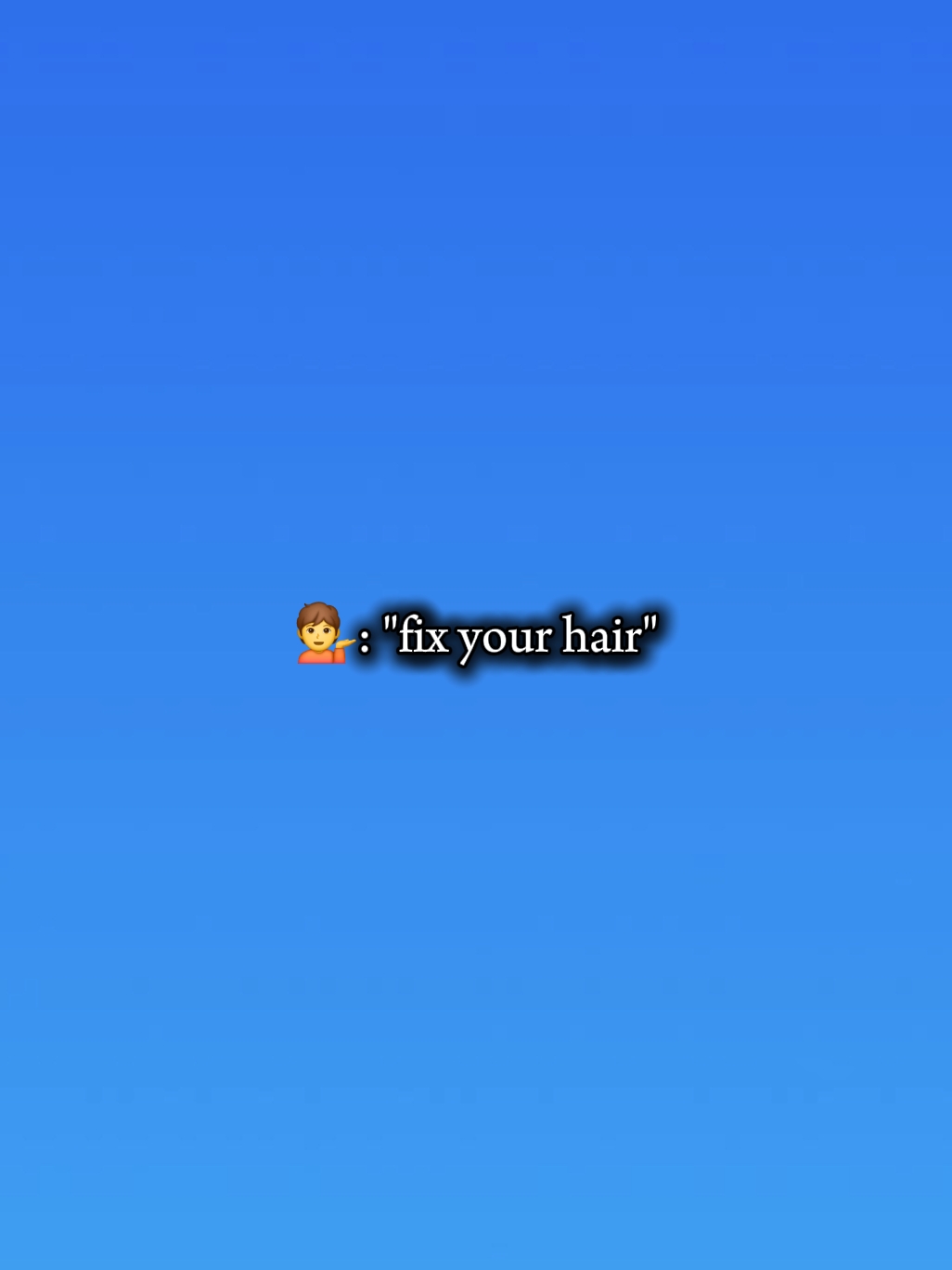 fix your hair