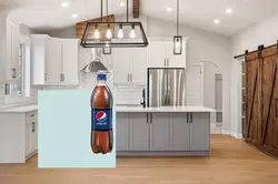 sipping on pepsi