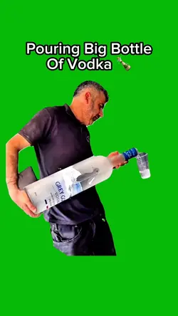 Pouring Big Vodka 