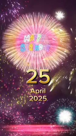 hbd 25 April 2025