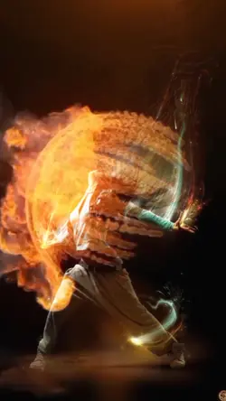 Fire ball effect