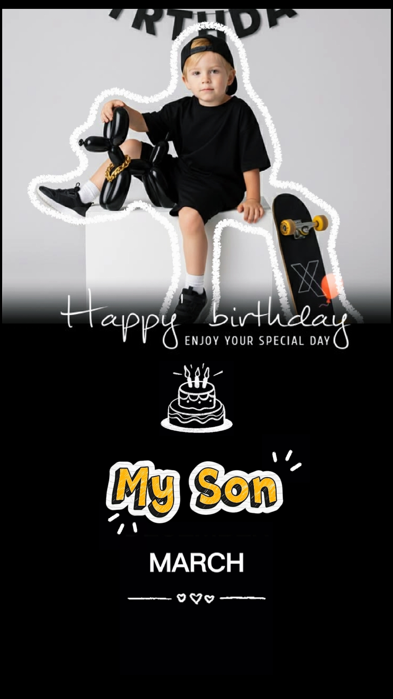 Feliz aniversário filho