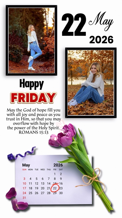 Friday 22 May 2026