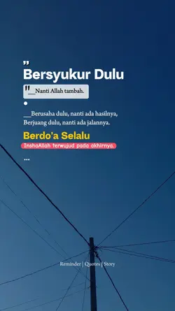 InshaAllah terwujud