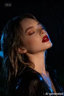 AI Rain Photoshoot