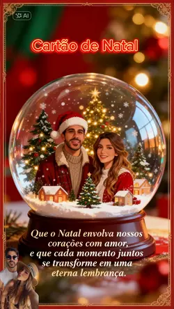Cartão de Natal IA
