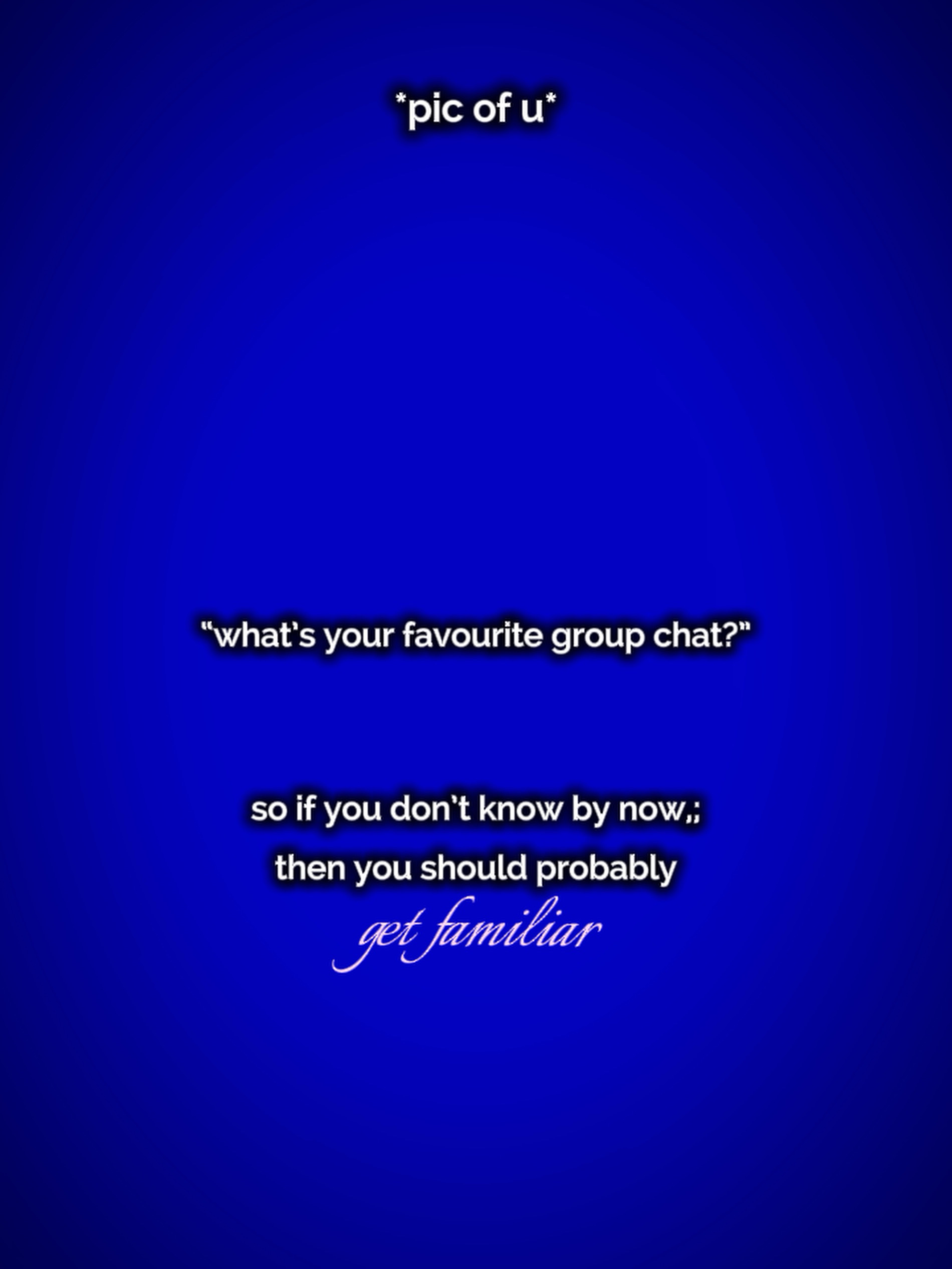 Lieblingsgruppenchat