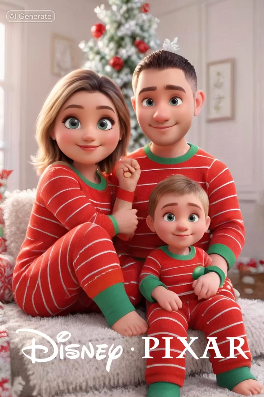 Pixar Christmas AI 