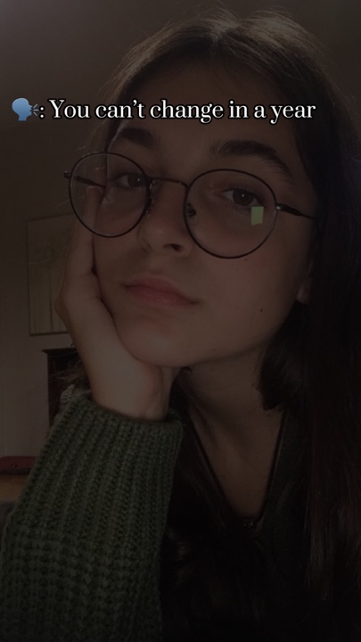 Je ne peux pas changer en un an