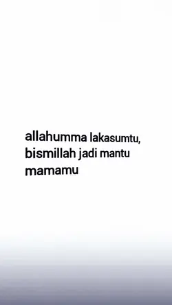 bismillah jadi mantu
