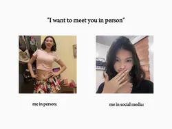meet you in person