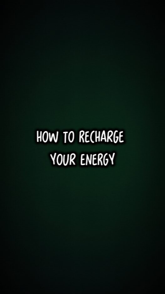energy recharged!