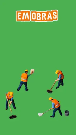 em obras