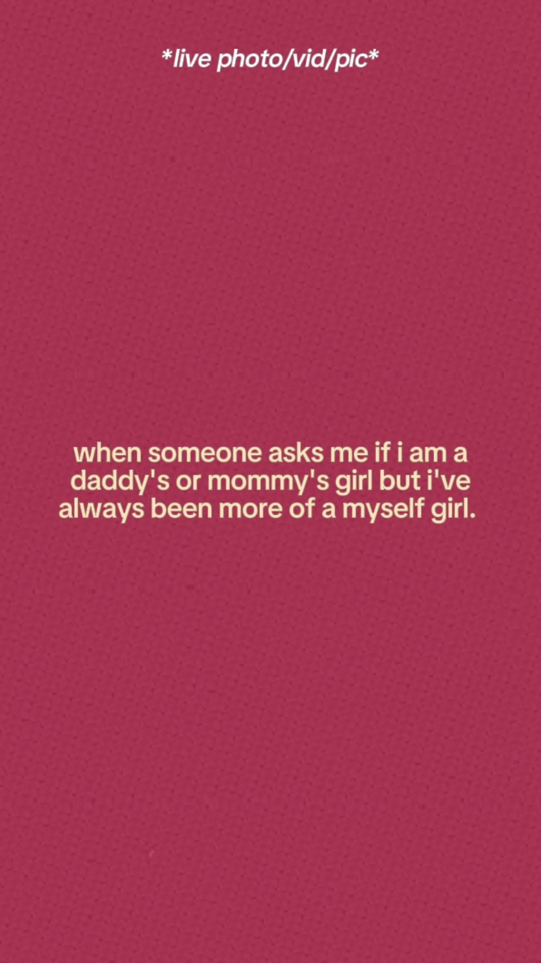 De papá o mamá. 