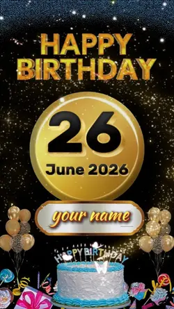 HBD 26 june 2026