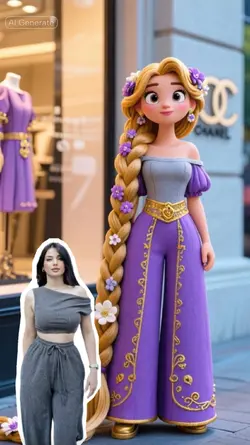 3D Rapunzel