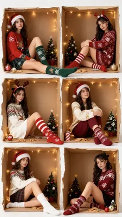 Christmas inside box