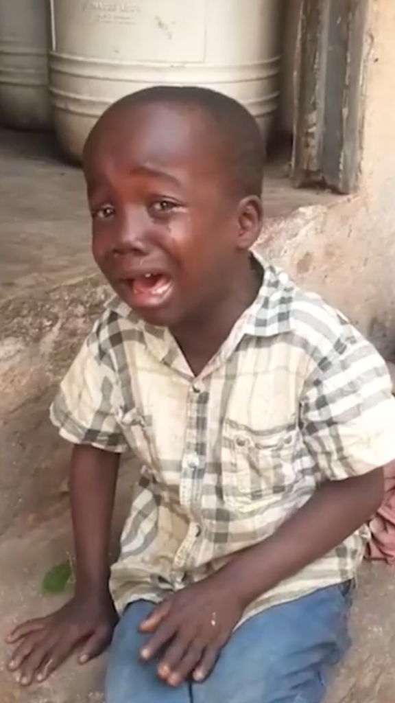 funny baby crying