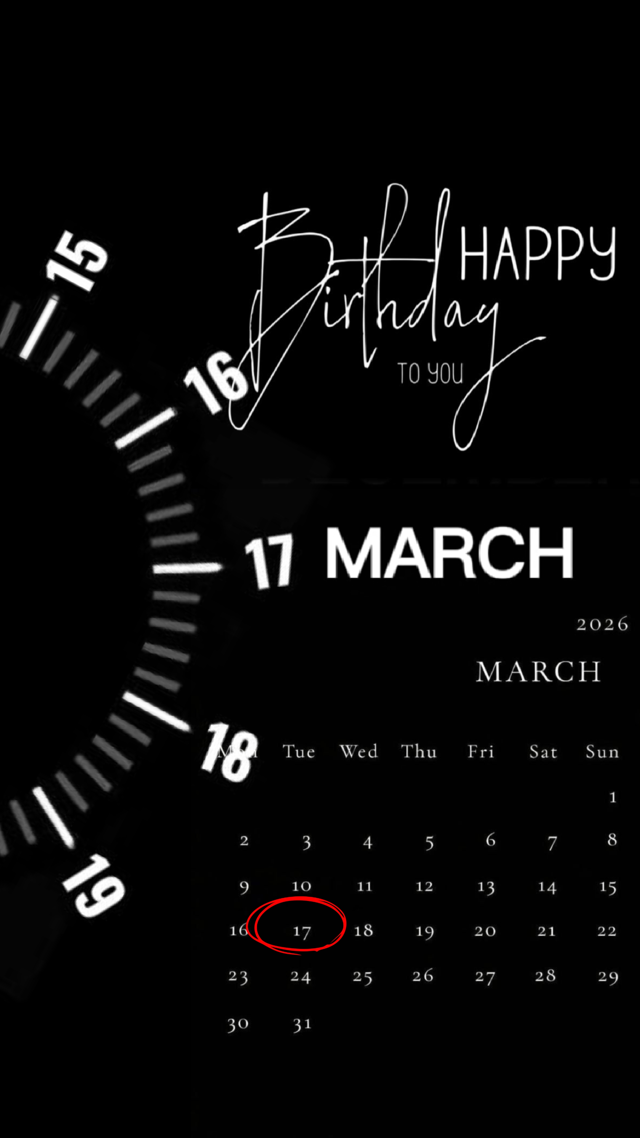 HBD 17 DE MARÇO