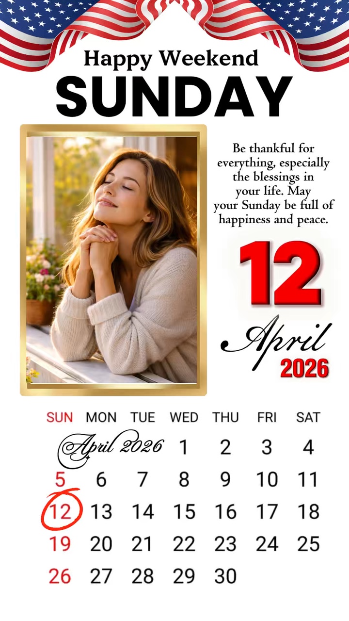Domingo, 12 de abril de 2026