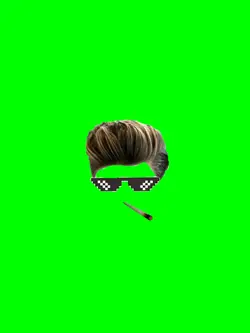 kacamata+rambut kece