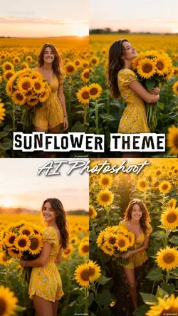 Sunflower Photoshoot