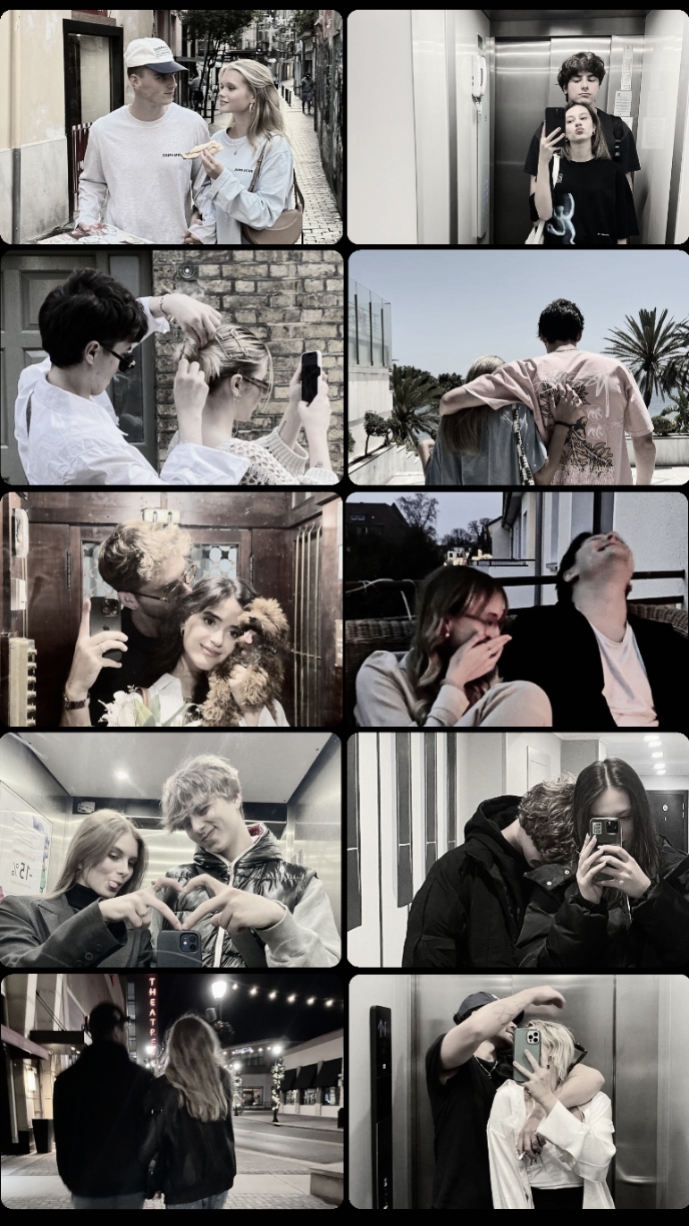 Collage de pareja 