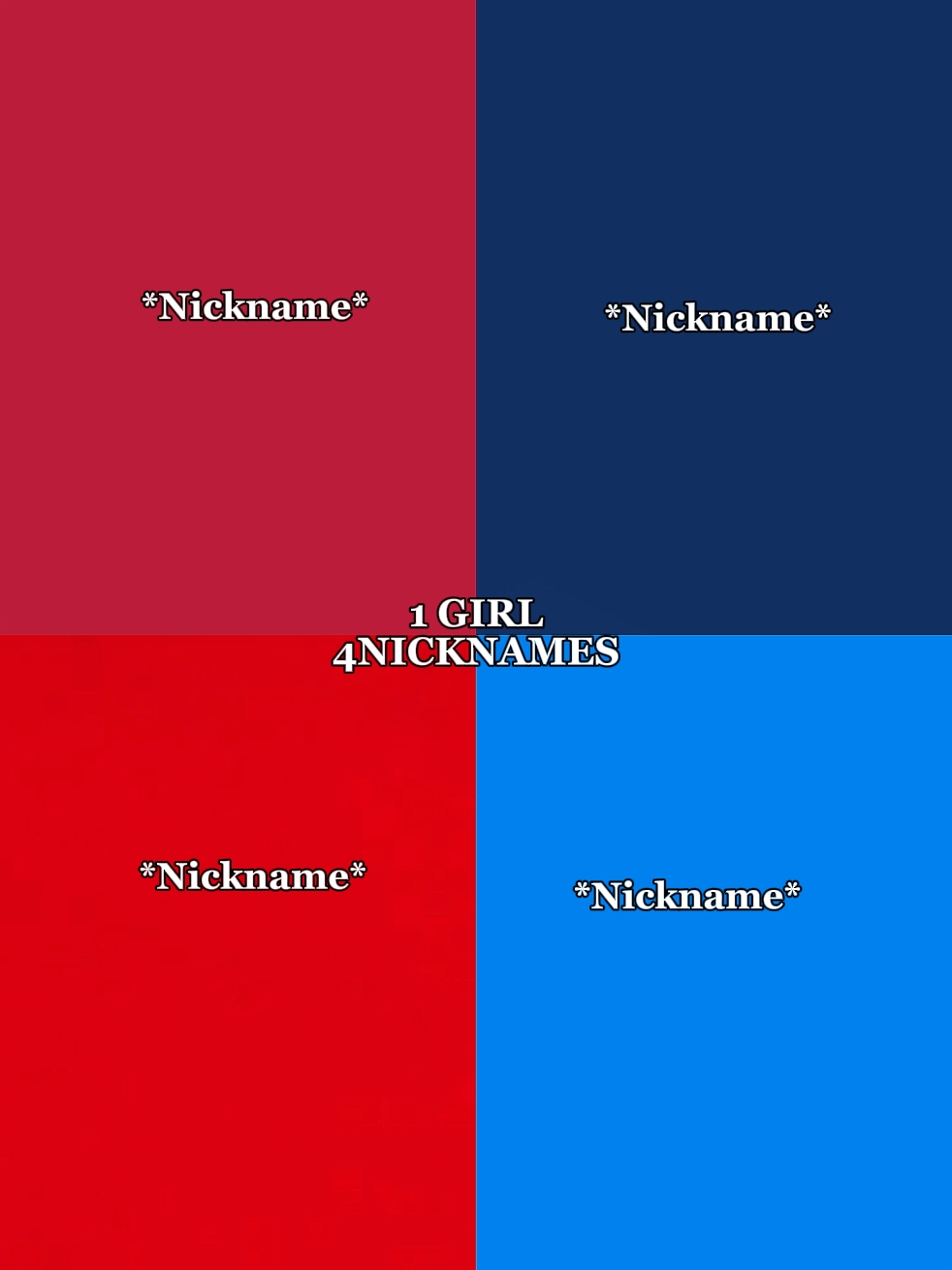 1girl4nicknames
