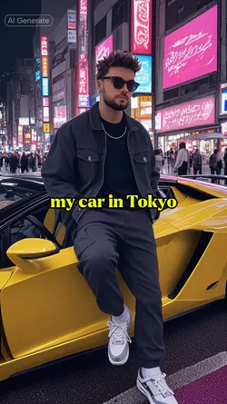 my car in Tokyo
