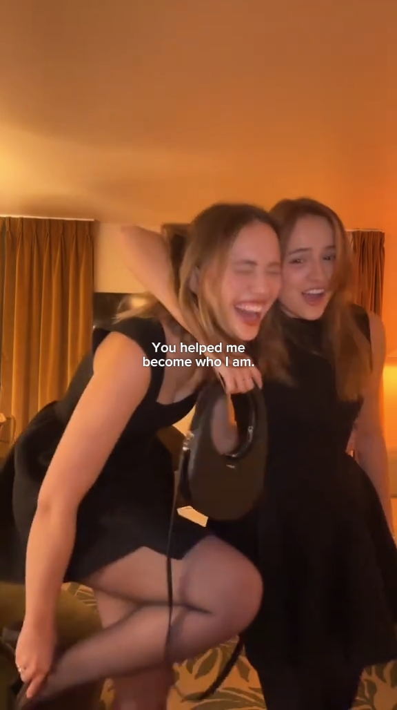 tu m'as aidé bestie