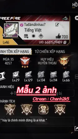 Mẫu Facebook và ảnh