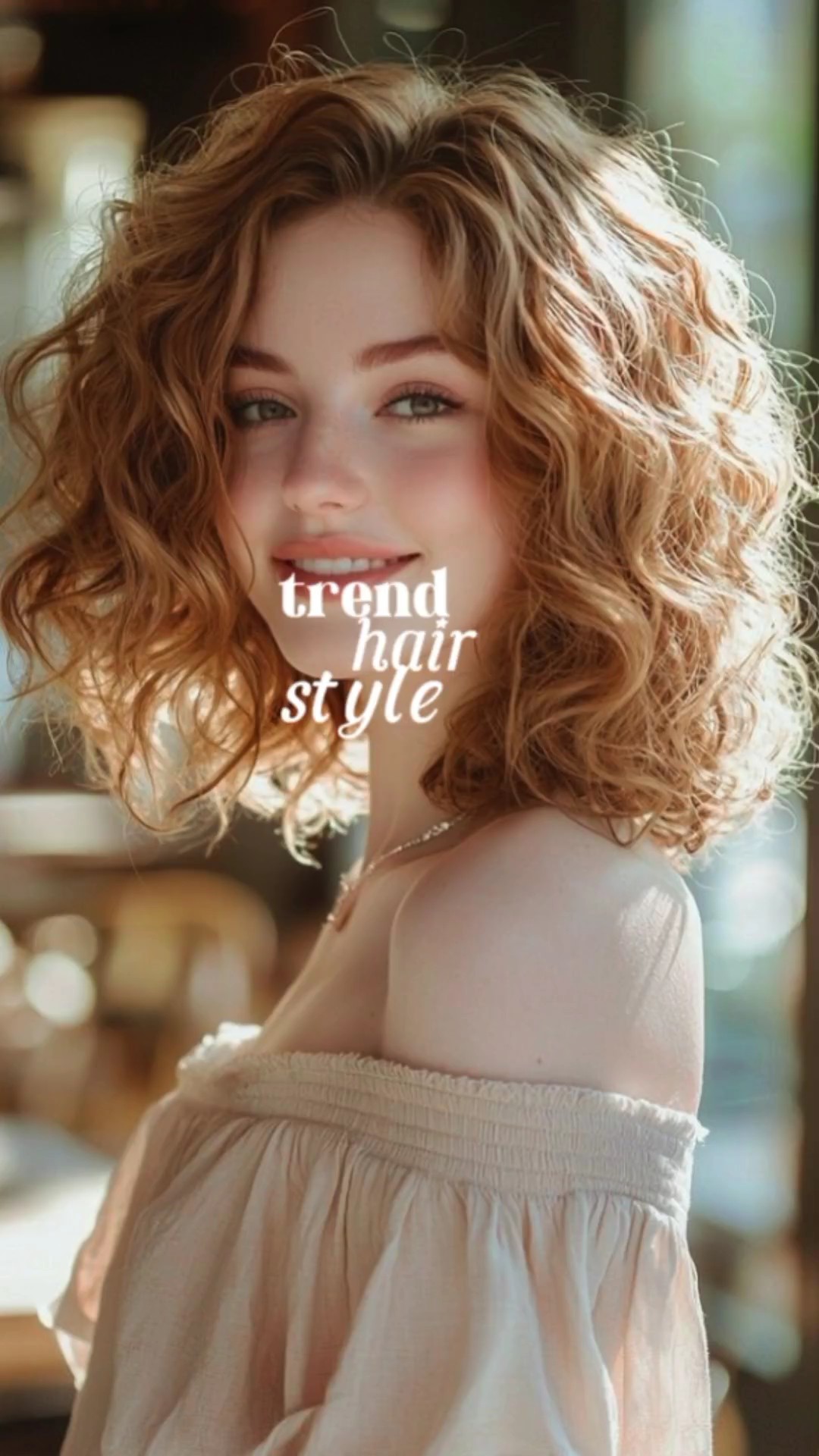 Novo estilo de cabelo tendência
