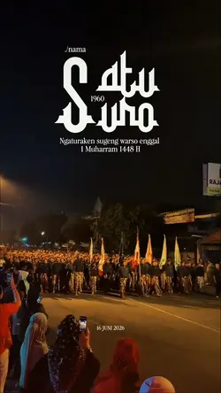 PERINGATAN SATU SURO