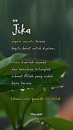 diam sejenak