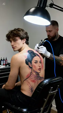 Girl tattoo