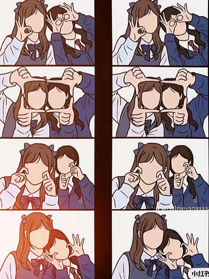 Pose foto melhor amiga