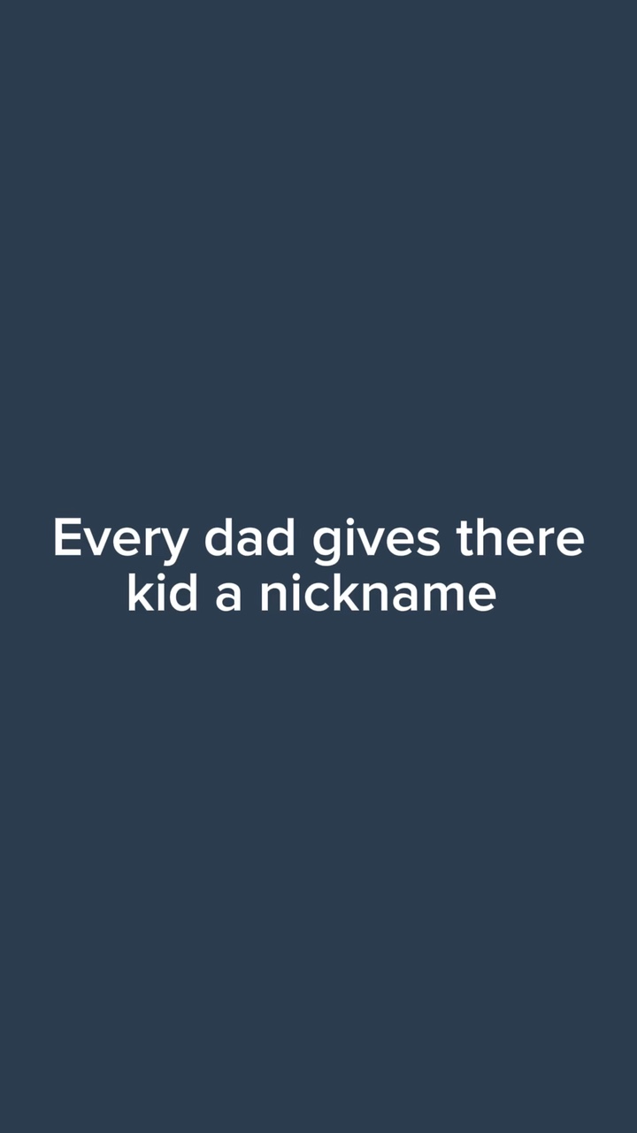 Papas Spitzname 