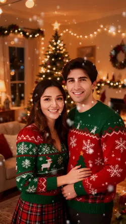 Xmas Couple Photo