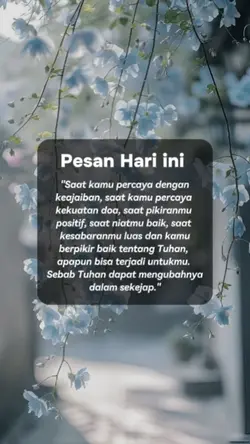 Pesan Hari ini 
