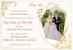 Thiệp cưới mẫu 3