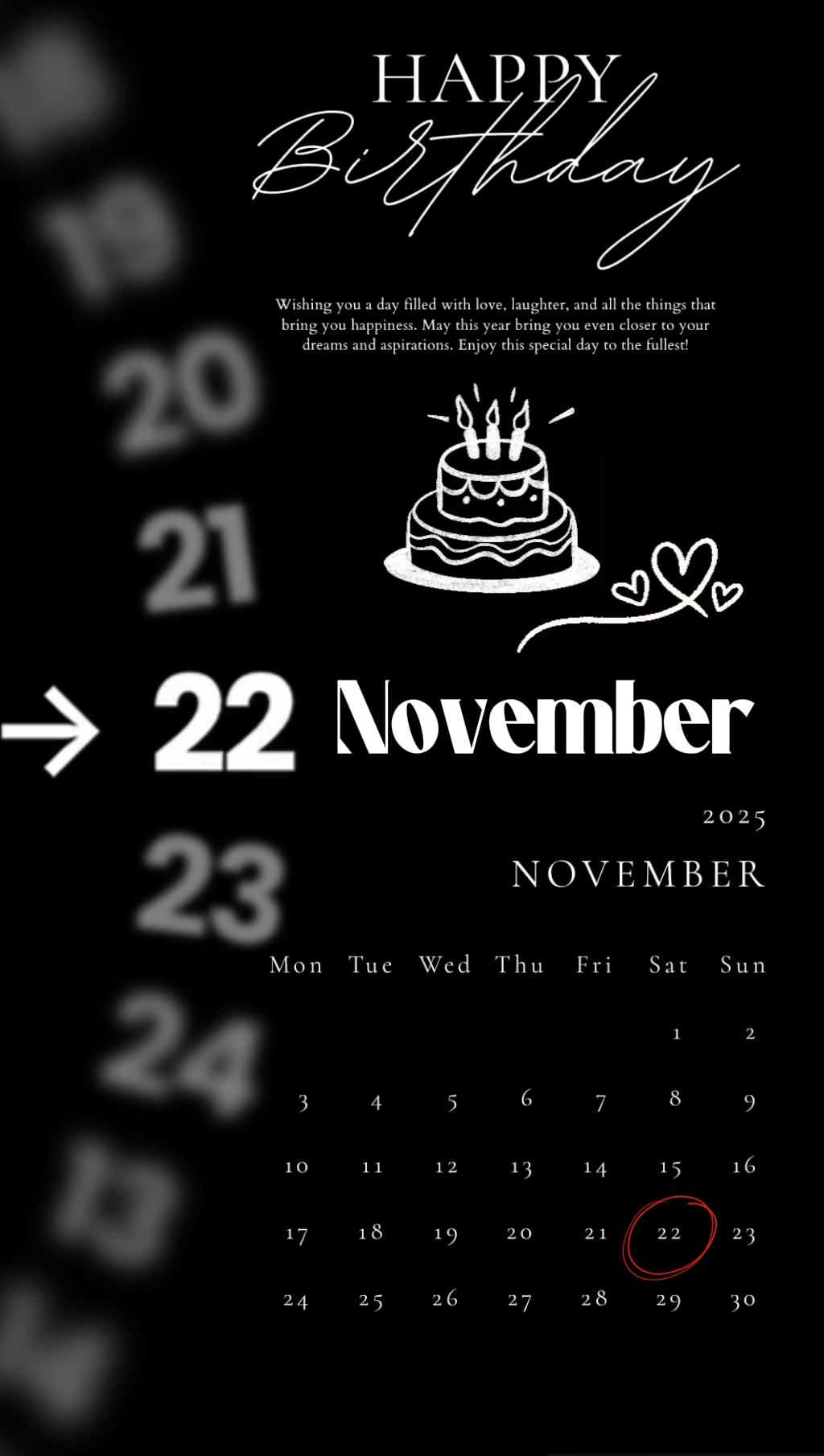 Happybirthday 22Nov
