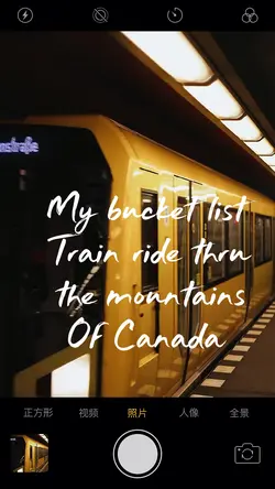 Bucket list template