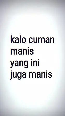 KALO CUMAN MANIS