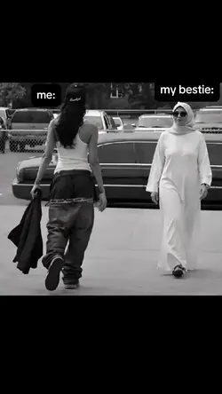 me vs my bestie